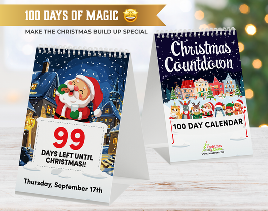 100 Day Christmas Countdown Official Calendar 2025