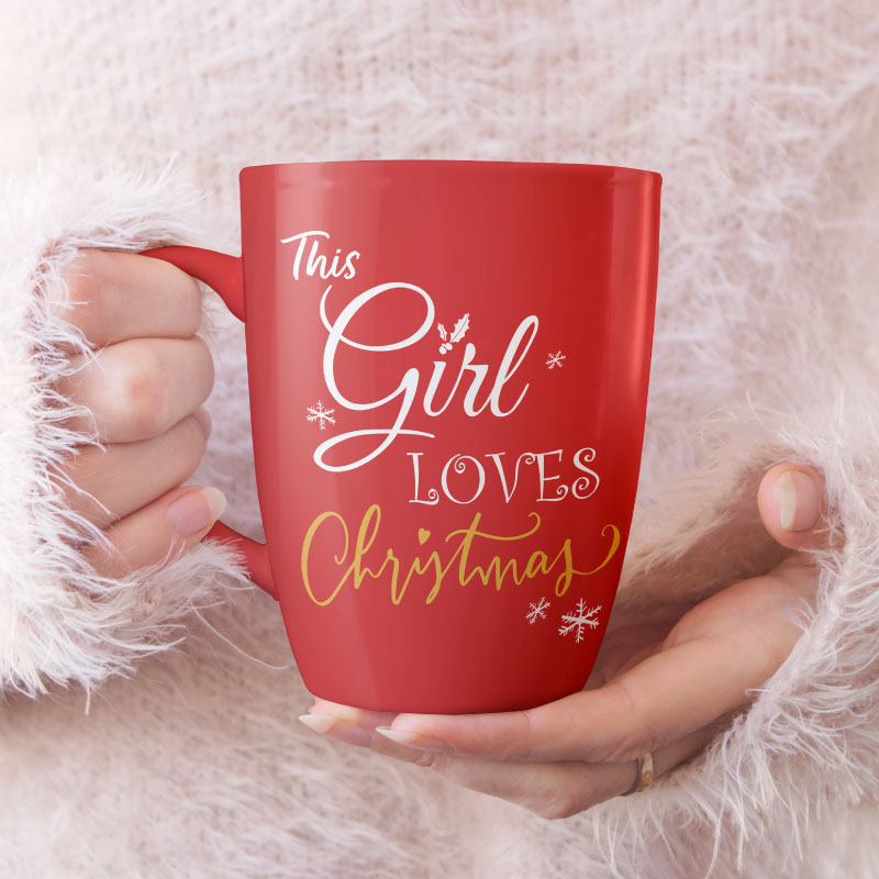 This Girl Loves Christmas Mug