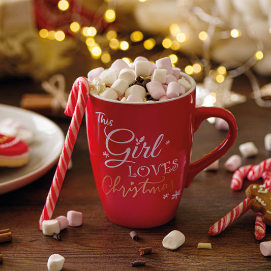 This Girl Loves Christmas Mug