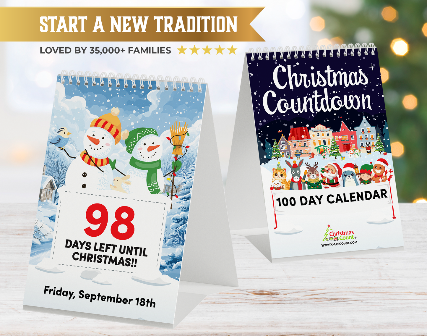 100 Day Christmas Countdown Official Calendar 2026